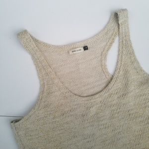 ⚡3/$12⚡ River Island Beige and Gold Sweater Tank